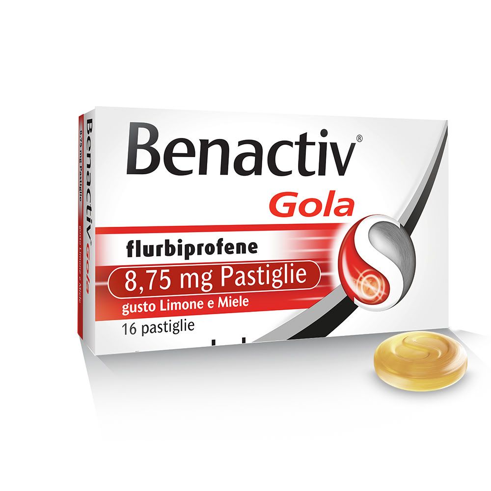 Benactiv Gola 16 Pastiglie Miele E Limone