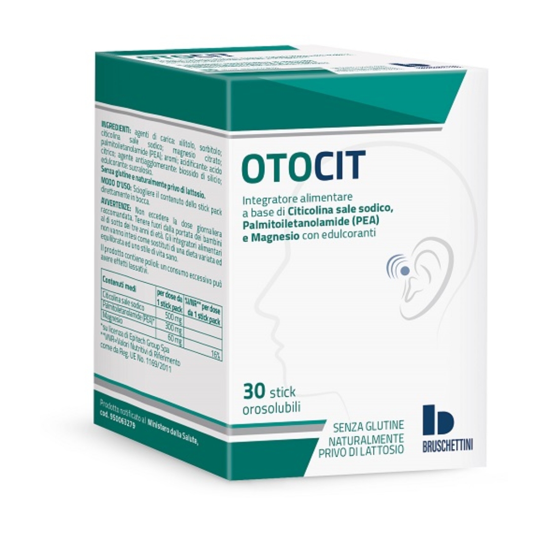 Otocit Integratore Benessere Uditivo E Funzione Vestibolare 30 Stickpack