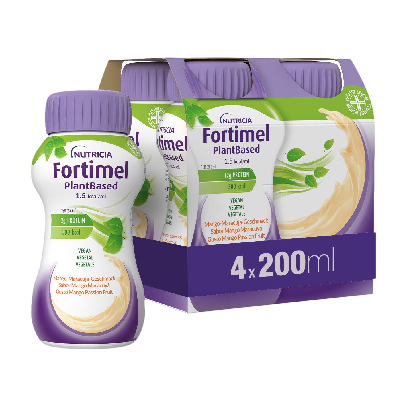 image - 984413233 - FORTIMEL PLANT BASED MANGO PASSION FRUIT 4 BOTTIGLIE DA 200 ML - 4783143_6.jpg
