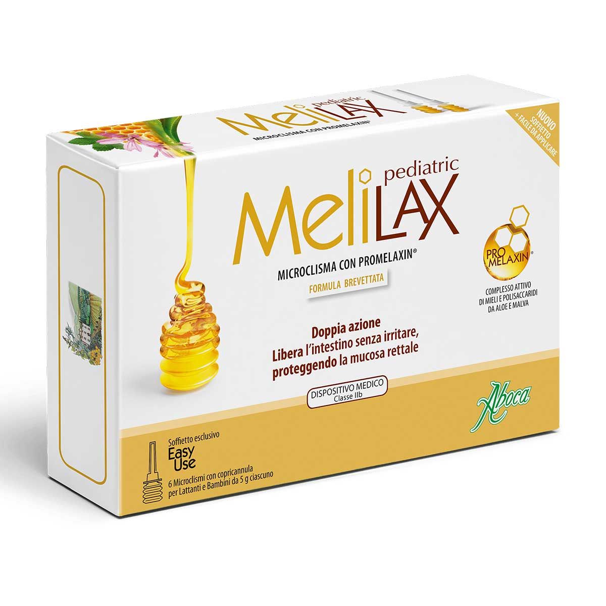 Aboca Melilax Pediatric 6 Microclismi 5g