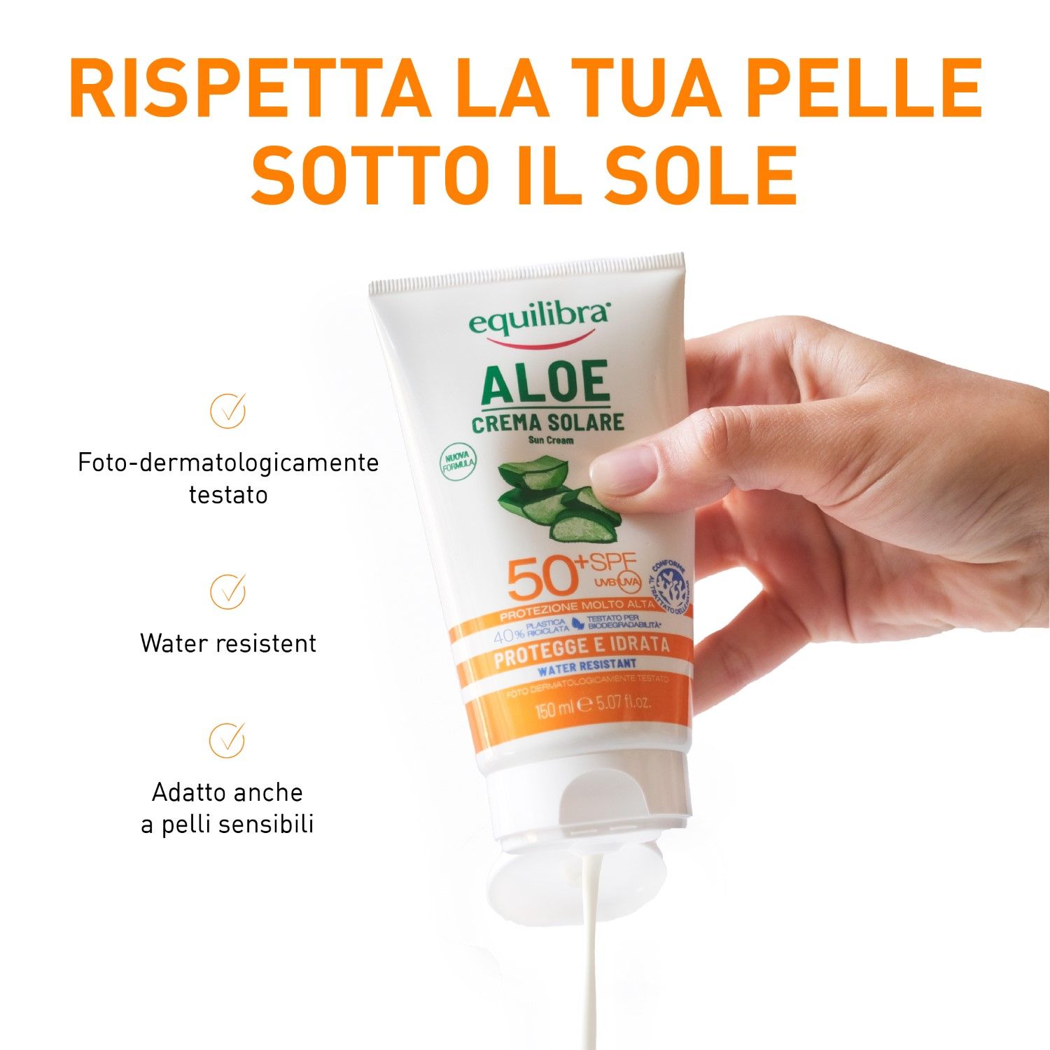 image - 983775646 - Equilibra Aloe Crema Solare Spf50+ 150ml - 4740267_5.jpg