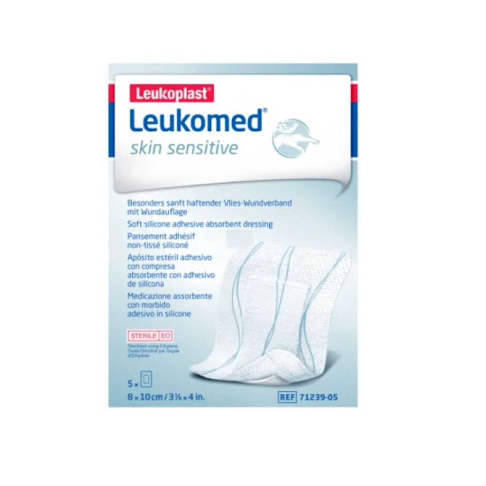 image - 984506600 - MEDICAZIONE IN TNT ADESIVO LEUKOMED SKIN SENSITIVE STERILE 8X10 CM 5 PEZZI - 4847177_1.jpg