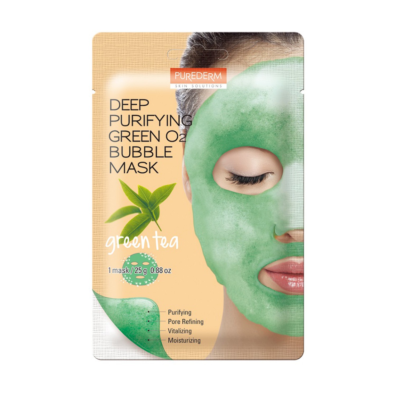 image - 951362209 - Maschera purificante bubble al t&egrave; verde monouso formulata per detergere in profondit&agrave; e aiutare a rimuovere impurit&agrave; e sebo in eccesso. - 4852844_2.jpg