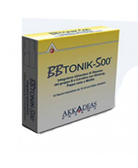 Bbtonik 500 Integratore 10 Flaconcini Da 10ml