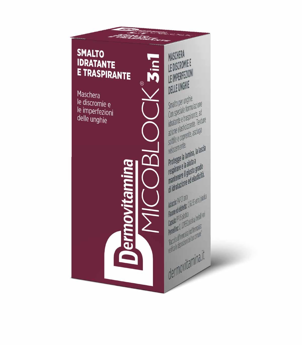 image - 979321294 - Dermovitamina Micoblock 3 in 1 Smalto idratante e traspirante bordeaux 5ml - 4735413_4.jpg
