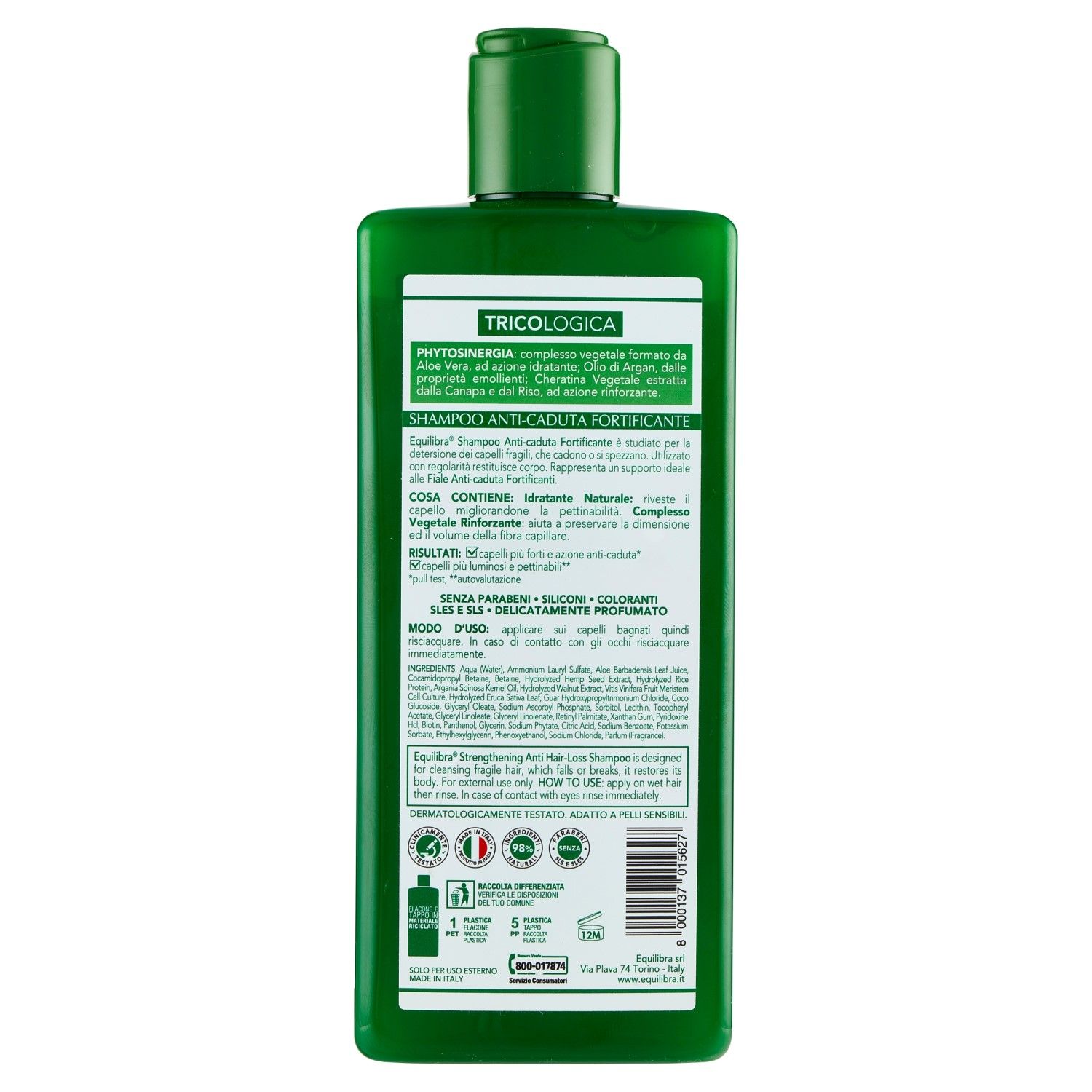image - 981359870 - Equilibra Tricologica Shampoo Anticaduta Fortificante 300ml - 4737402_5.jpg