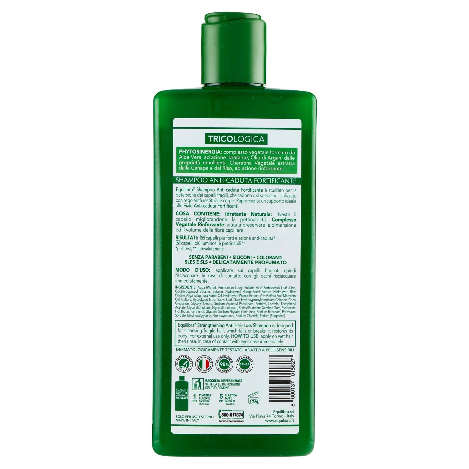 image - 981359870 - Equilibra Tricologica Shampoo Anticaduta Fortificante 300ml - 4737402_5.jpg