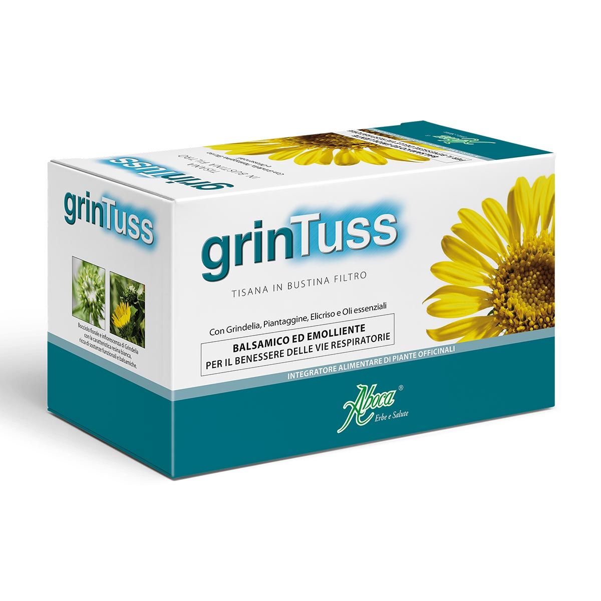 Aboca Grintuss Tisana Benessere Vie Respiratorie 20 Bustine