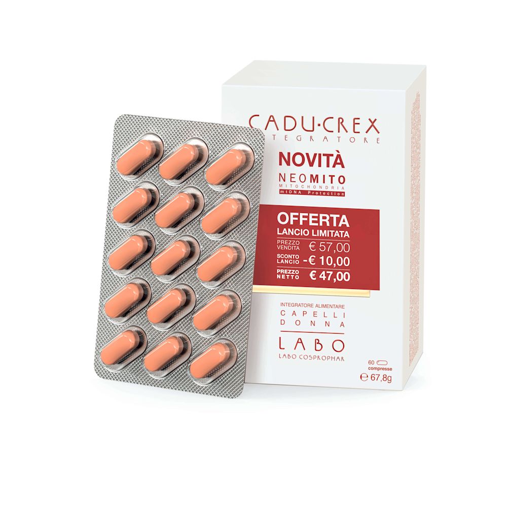 image - 988389110 - CADU-CREX NEO-MITO CAPELLI DONNA 60 COMPRESSE - 4788511_1.jpg