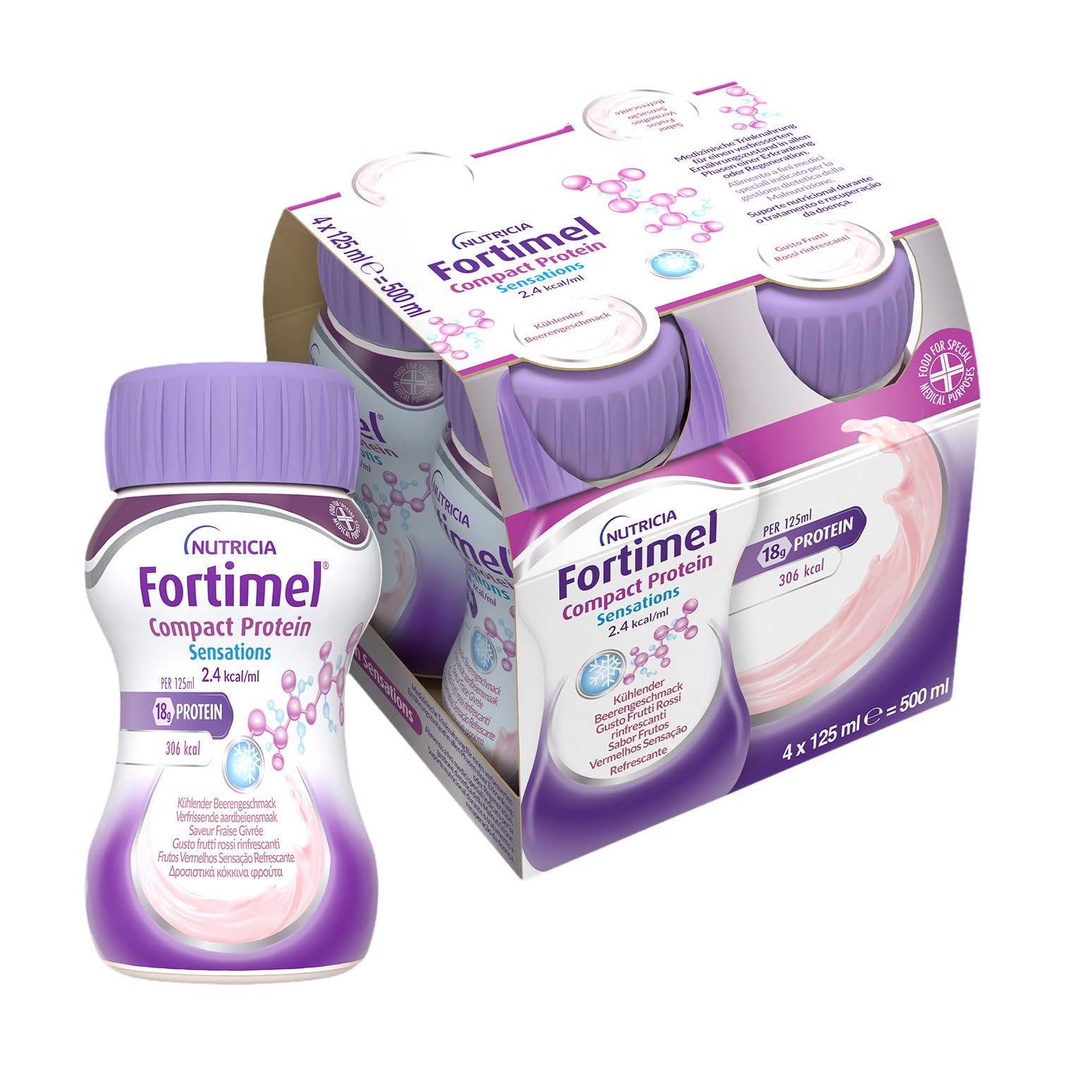 image - 980434575 - NUTRICIA FORTIMEL COMPACT PROTEIN GUSTO FRUTTI ROSSI RINFRESCANTI 4 BOTTIGLIE DA 125 ML - 4783135_3.jpg