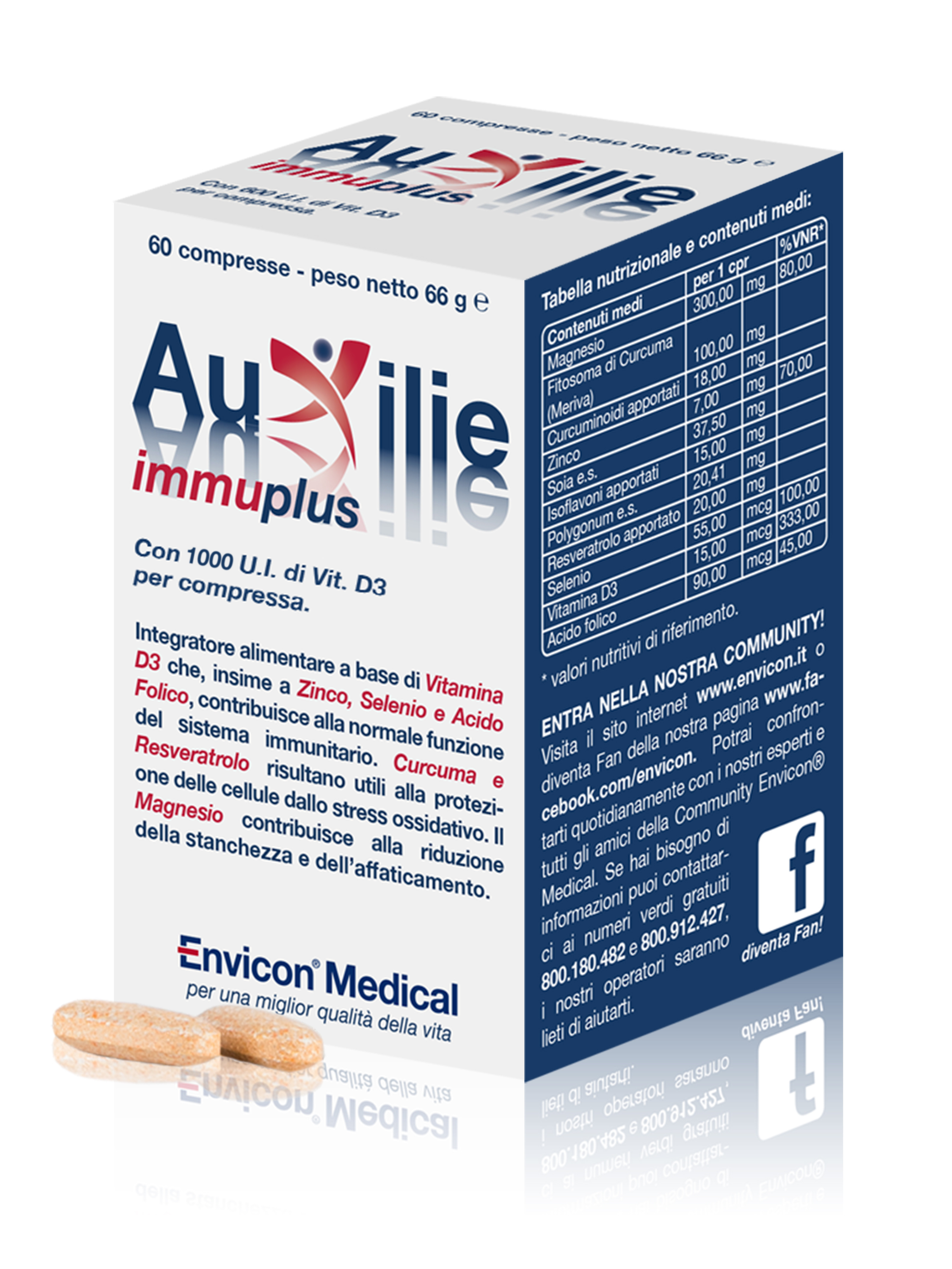 Auxilie Immuplus Deglutibile 30 Compresse