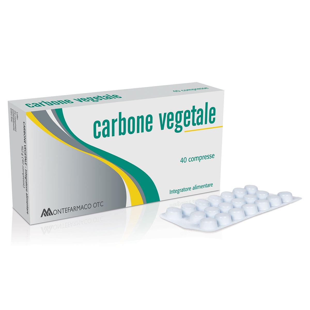 Carbone Vegetale Integratore 40 Compresse