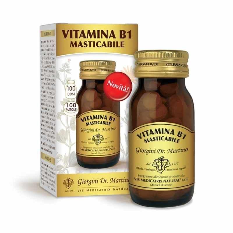 Dr.giorgini Vitamina B1 Masticabile 100 Pastiglie