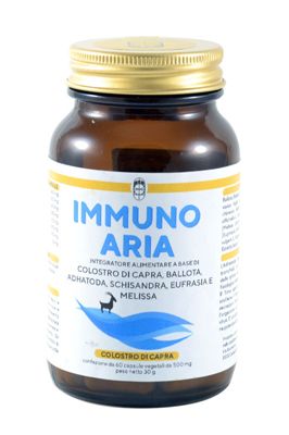 Immuno Aria Integratore Colostro Di Capra 60 Capsule