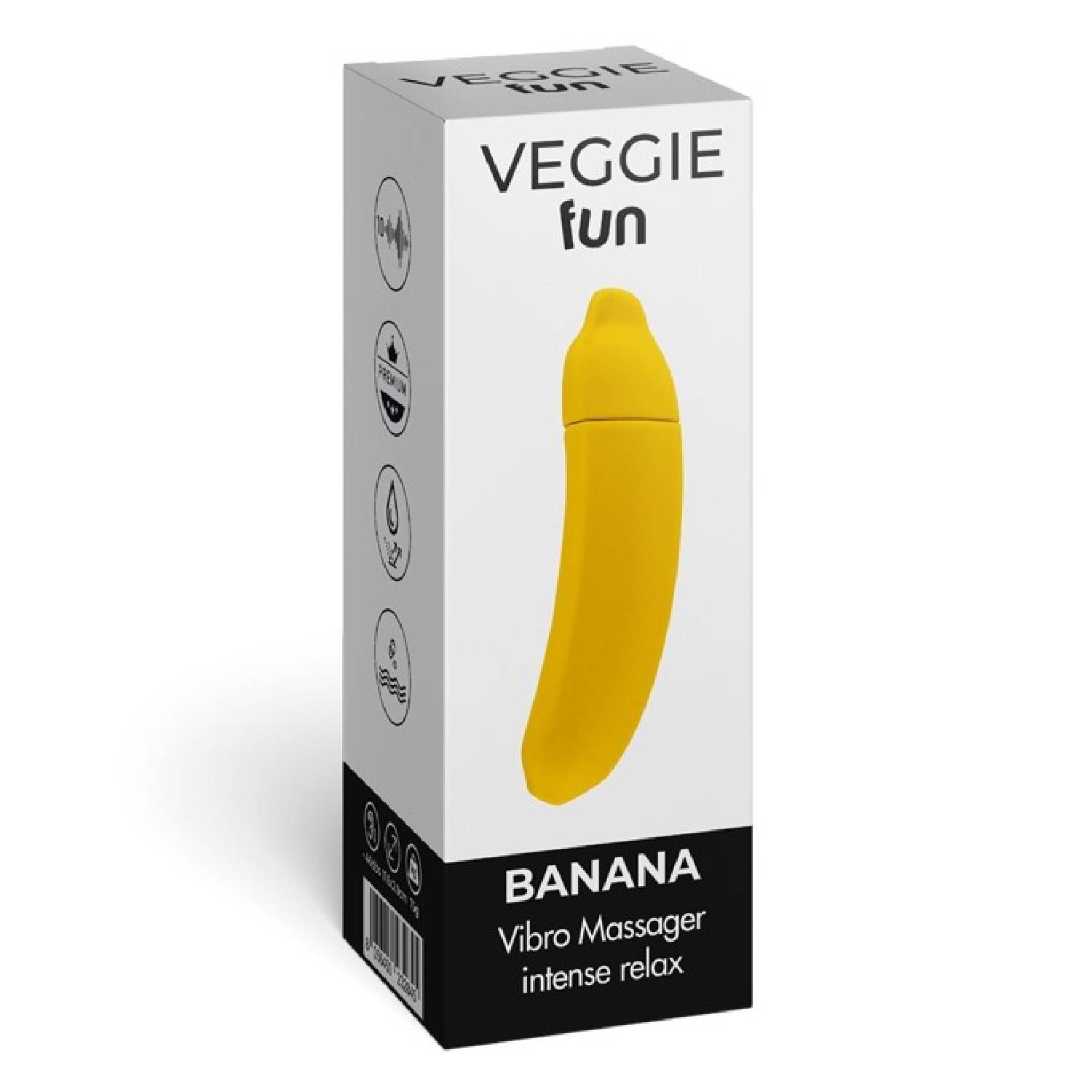 Lr Company Veggie Fun Banana Vibro Massager Intense Relax 1 Pezzo