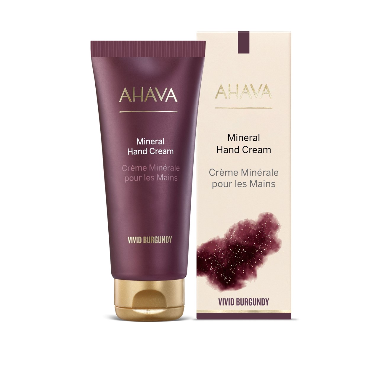 Ahava Vivid Burgundy Mineral Hand Cream 100ml