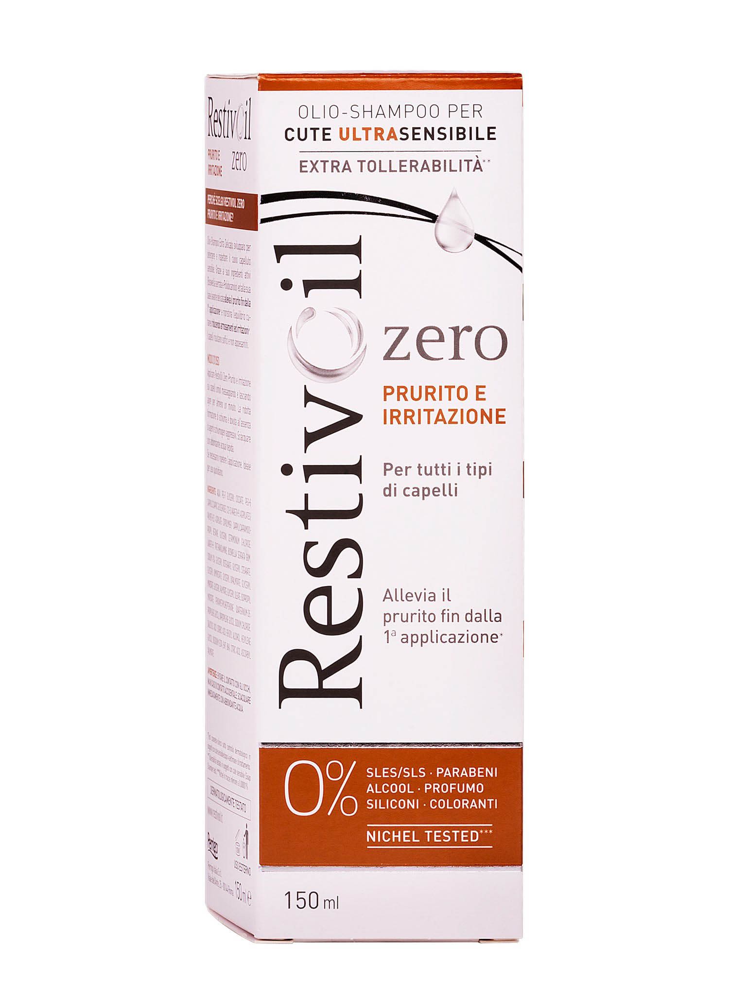 image - 926891957 - Restivoil Zero Prurito e Irritazione Shampoo tutti tipi di capelli 150ml - 7894655_4.jpg