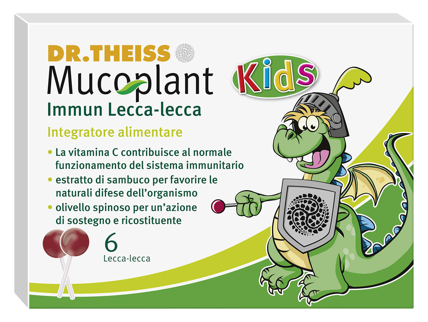 Mucoplant Lecca Lecca immunostimolante 6 Pezzi