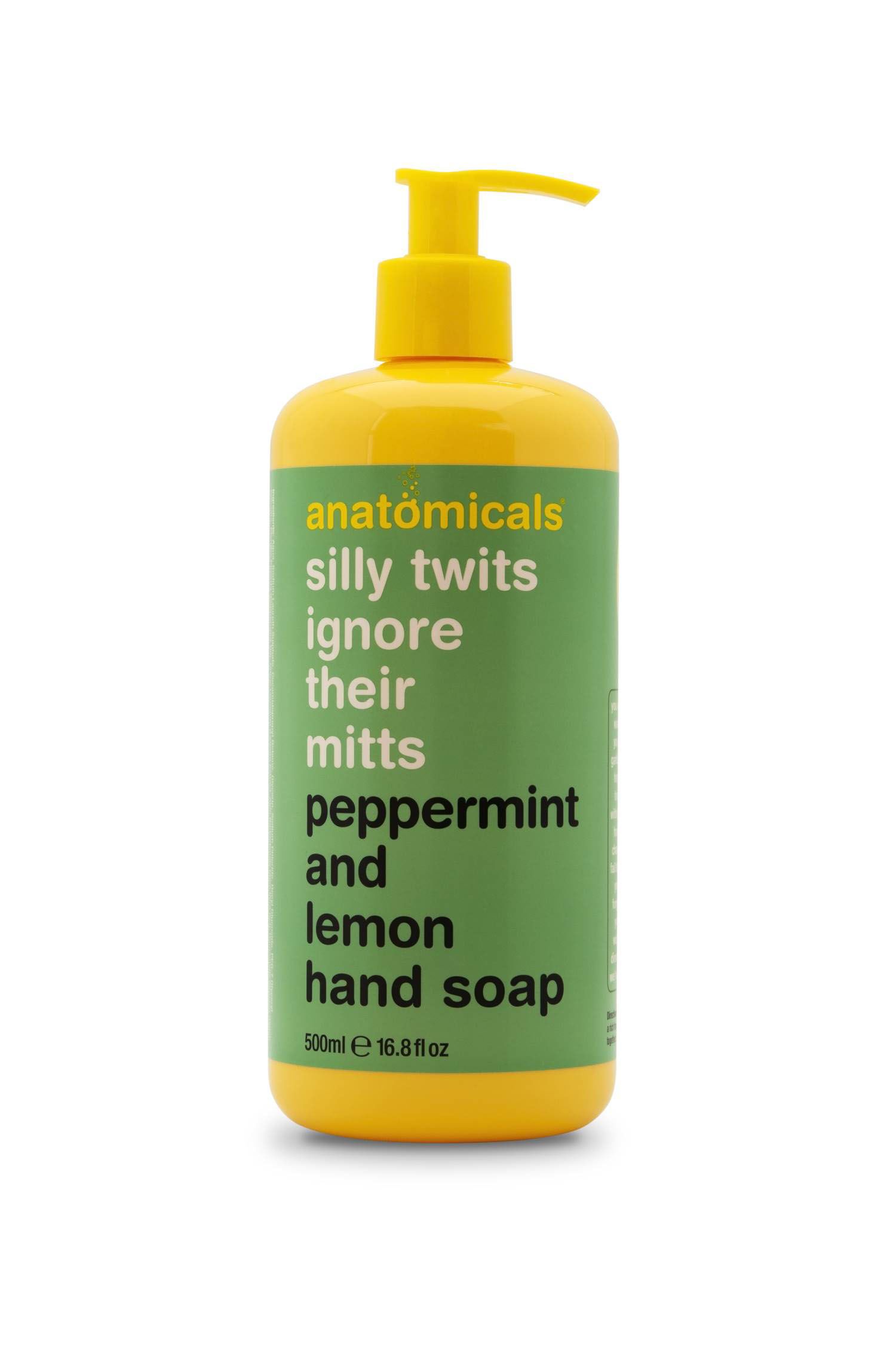 Anatomicals Peppermint E Lemon Hand Soap Sapone Mani 500ml