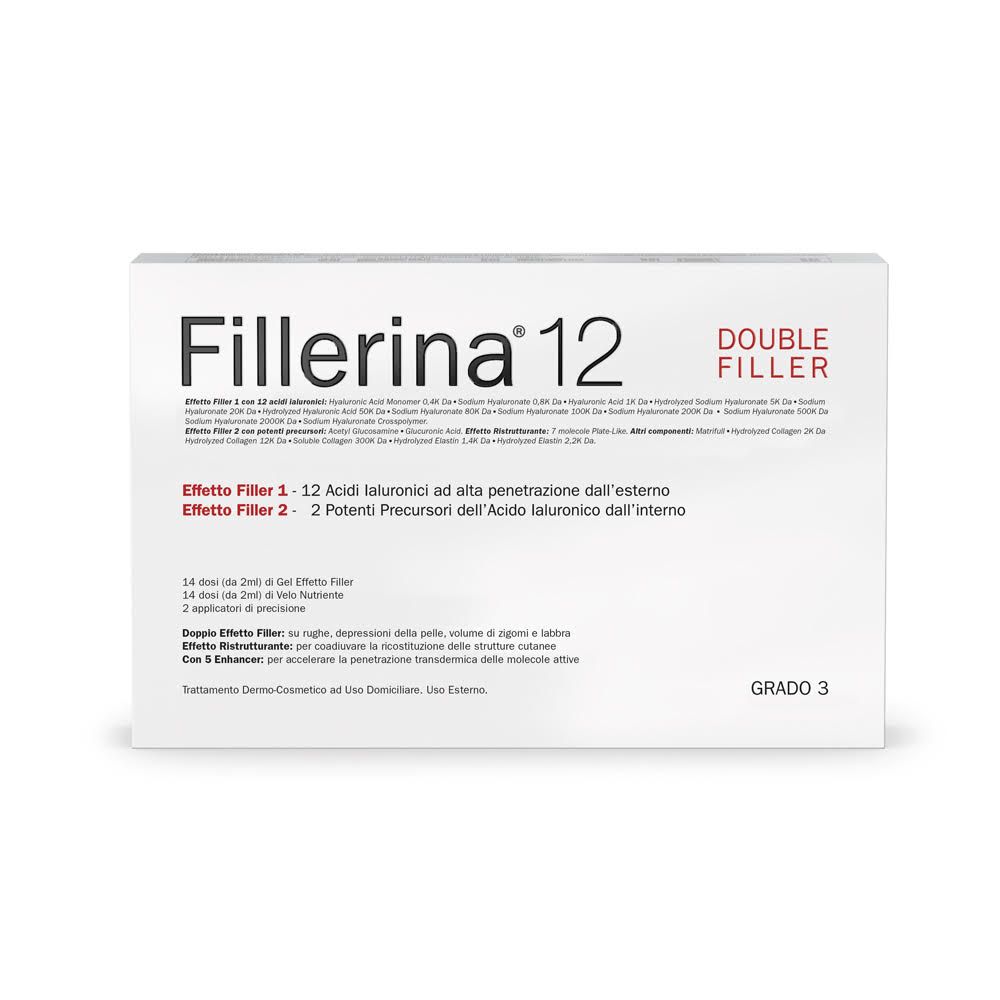 Fillerina 12 Double Filler Trattamento Intensivo Antiage Grado 3 30+30ml