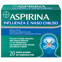 046967028 - ASPIRINA INFLUENZA E NASO CHIUSO*orale 20 bust 500 mg + 30 mg - 7895119_2.jpg