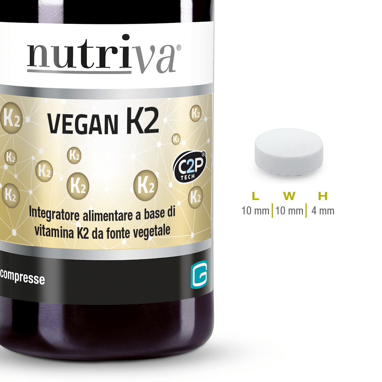 image - 973384670 - Nutriva Vegan K2 Integratore 30 compresse - 7891616_3.jpg