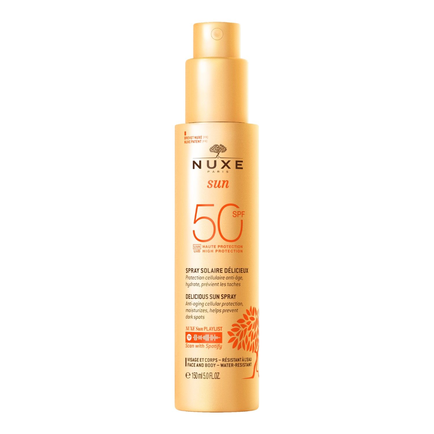 Nuxe Sun spray protezione solare Viso E Corpo SPF 50 150ml