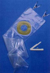 image - 909359630 - Sacca per irrigazione con barriera protettiva Stomahesive da 50mm, trasparente e impermeabile, per una protezione cutanea totale durante l'irrigazione. - 7877887_1.jpg