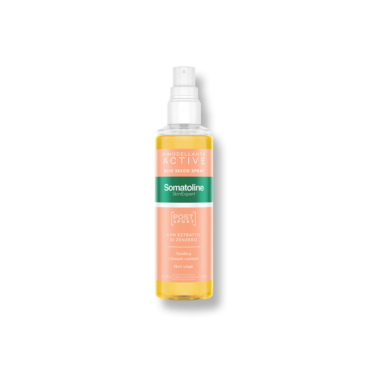 Somatoline Skinexpert Active Olio Secco Spray Post-sport Trattamento Gambe 125ml