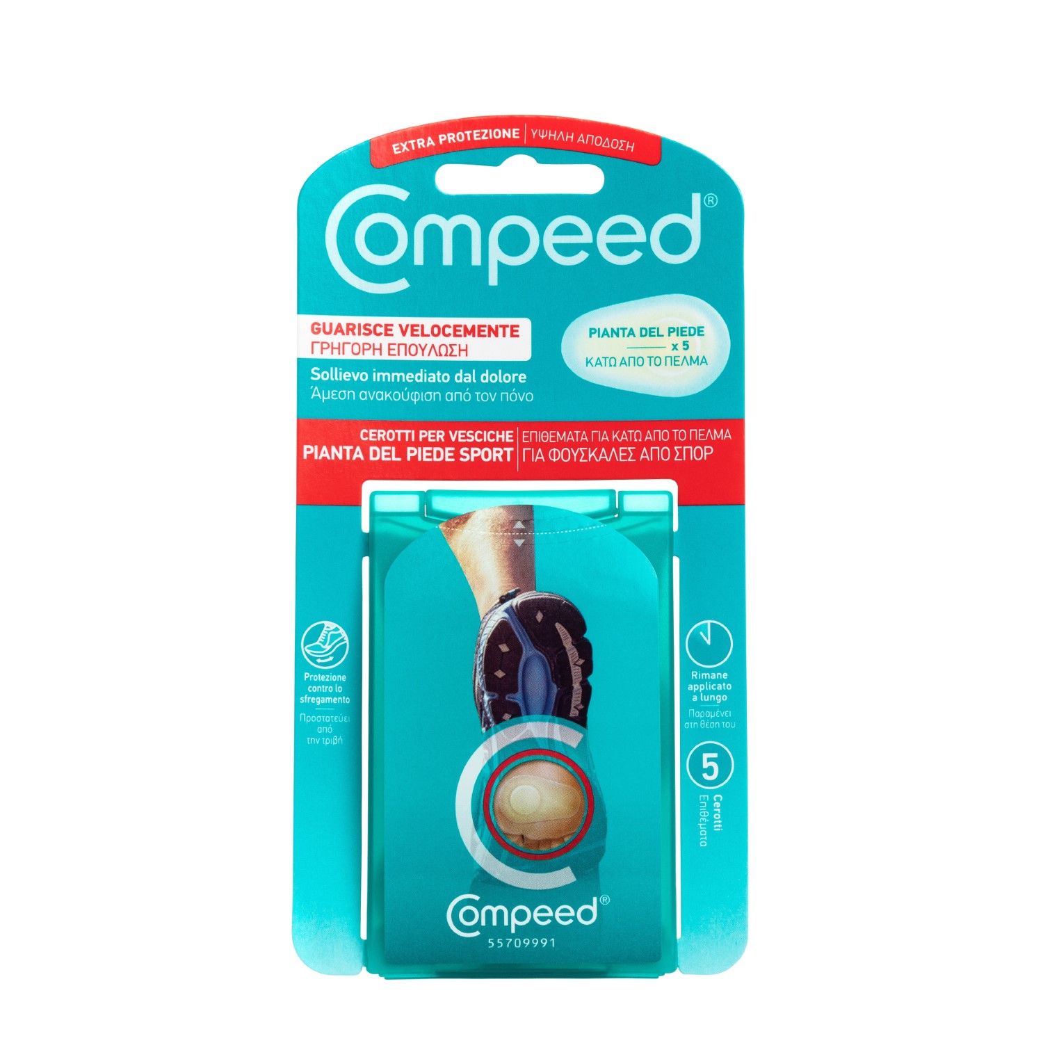 Compeed Cerotti Vesciche Pianta Del Piede 5 Pezzi