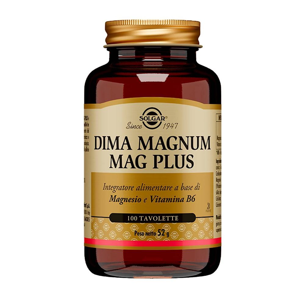 image - 947256400 - Solgar Dima Magnum Mag Plus Integratore Magnesio 100 tavolette - 4709192_2.jpg