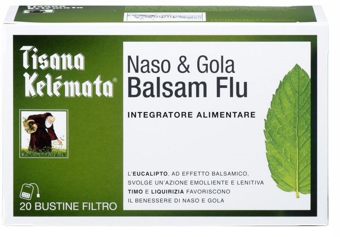 Kelemata Tisana Naso E Gola Balsamica Fluidificante 20 Bustine