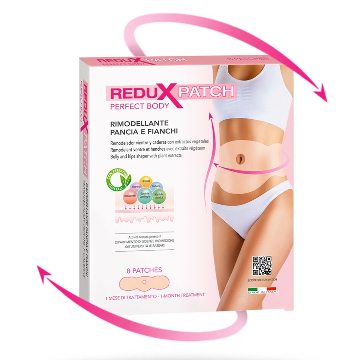 Redux Perfect Body Patch Acqua Termale E Argilla 8 Pezzi