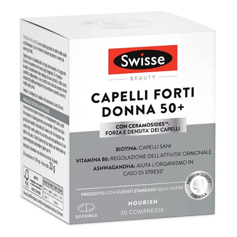989656780 - SWISSE CAPELLI FORTI DONNA 50+ 30 COMPRESSE - 4822484_1.jpg