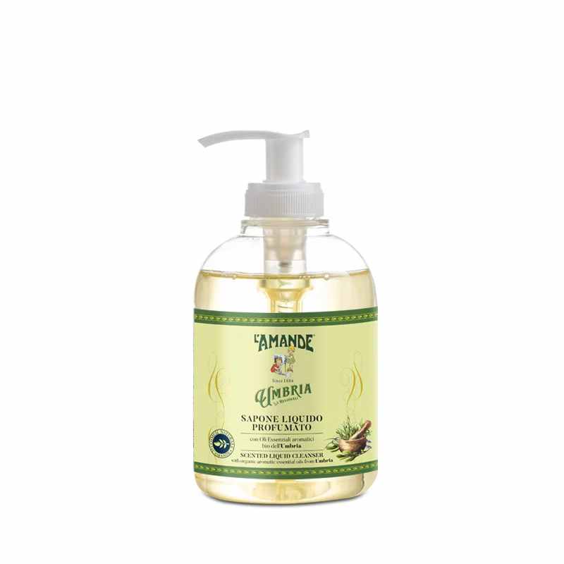 L'amande Sapone Liquido Con Oli Essenziali Aromatici Bio Dell’umbria 300ml