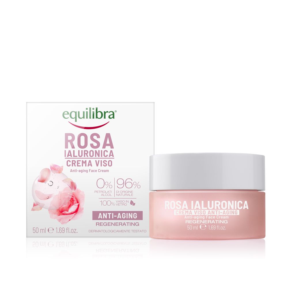 Equilibra Rosa Ialuronica Crema idratazione viso Antiage 50ml