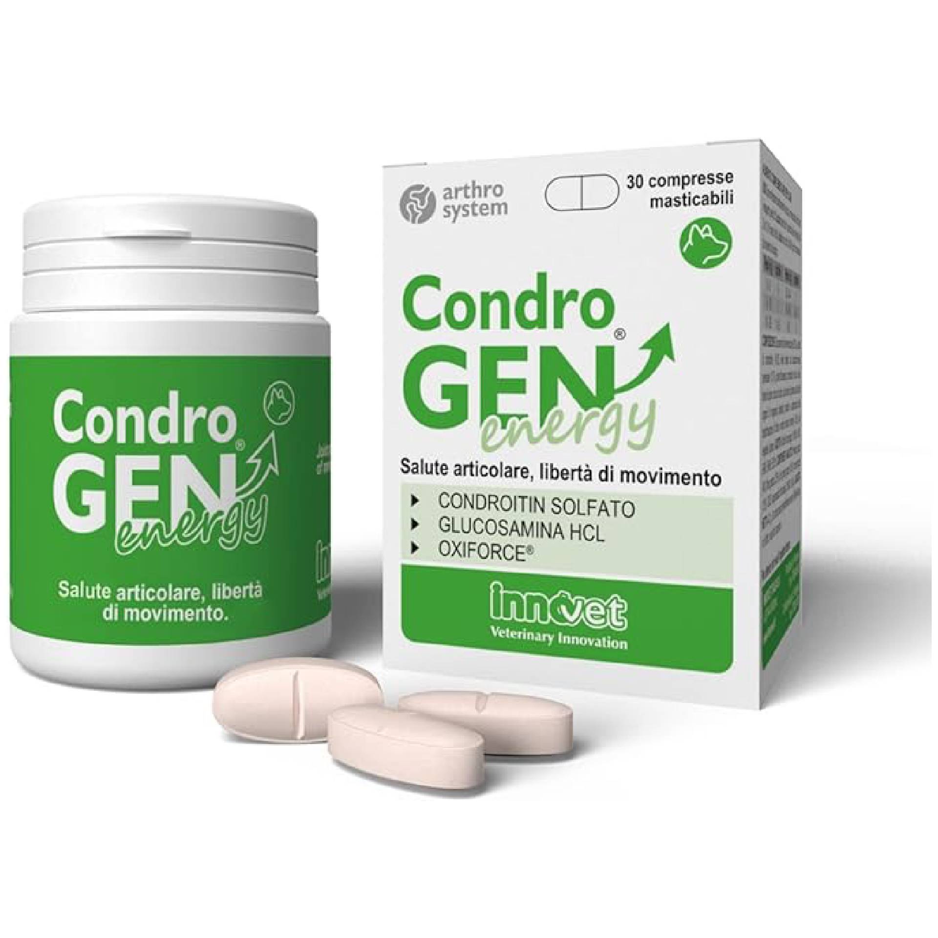 Condrogen Energy Cani 30 Compresse Masticabili