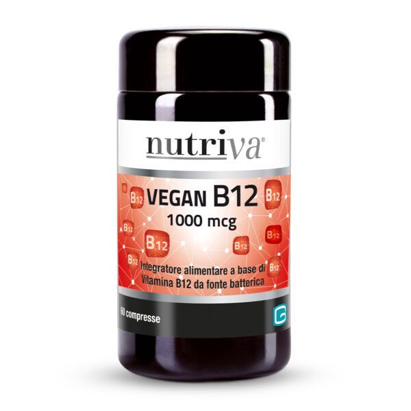 Nutriva Vegan B12 1000 Mcg Integratore 60 Compresse