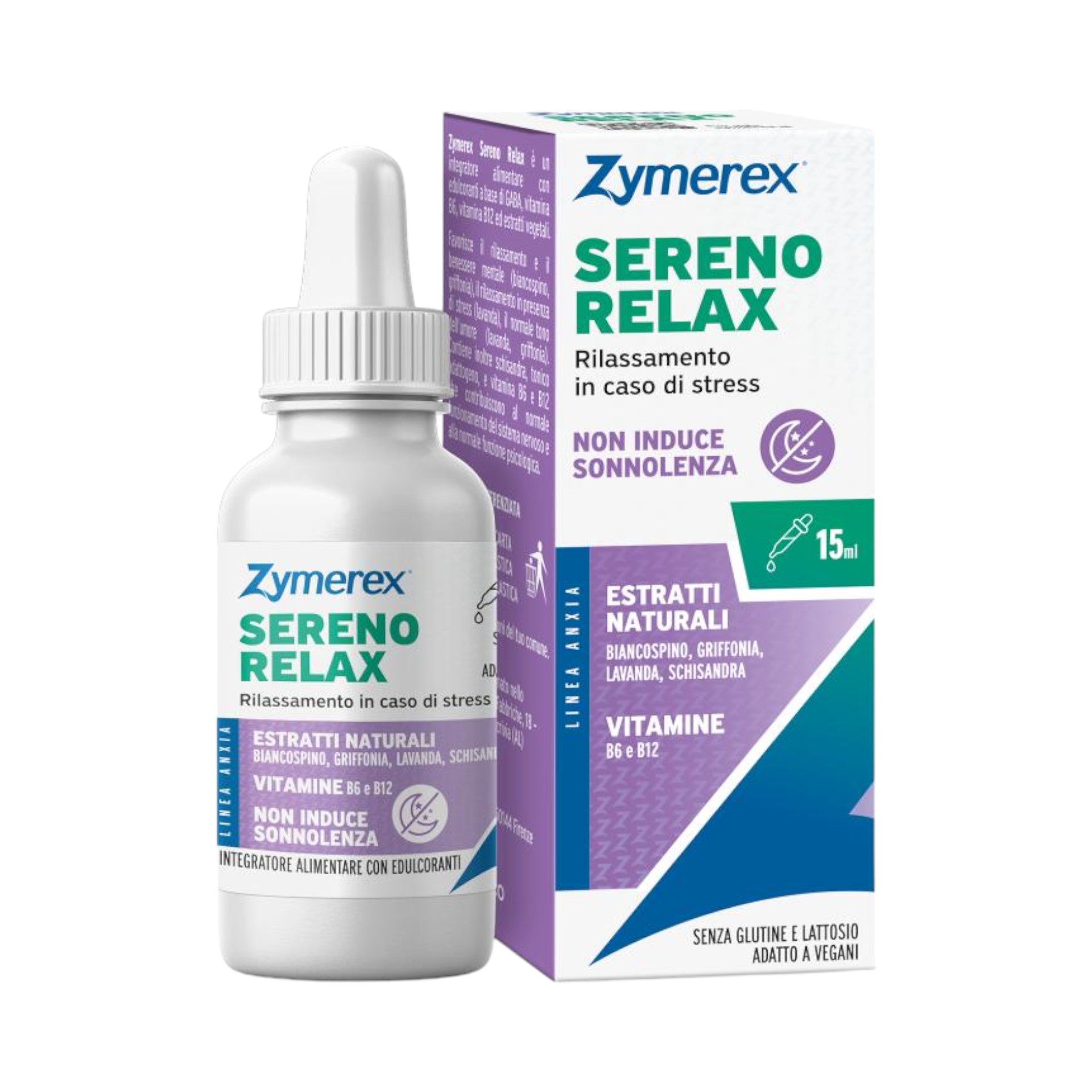 Zymerex Sereno Relax Integratore Contro Stress Gocce 15ml