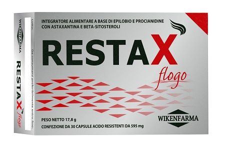 Restax Flogo Integratore Alopecia Androgenetica 30 Capsule