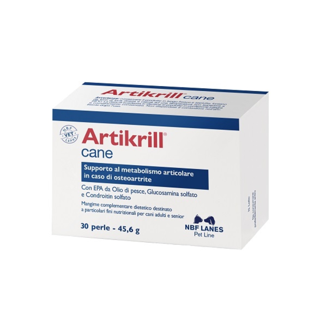 Artikrill Cane Mangime Complementare Articolazioni 30 Perle
