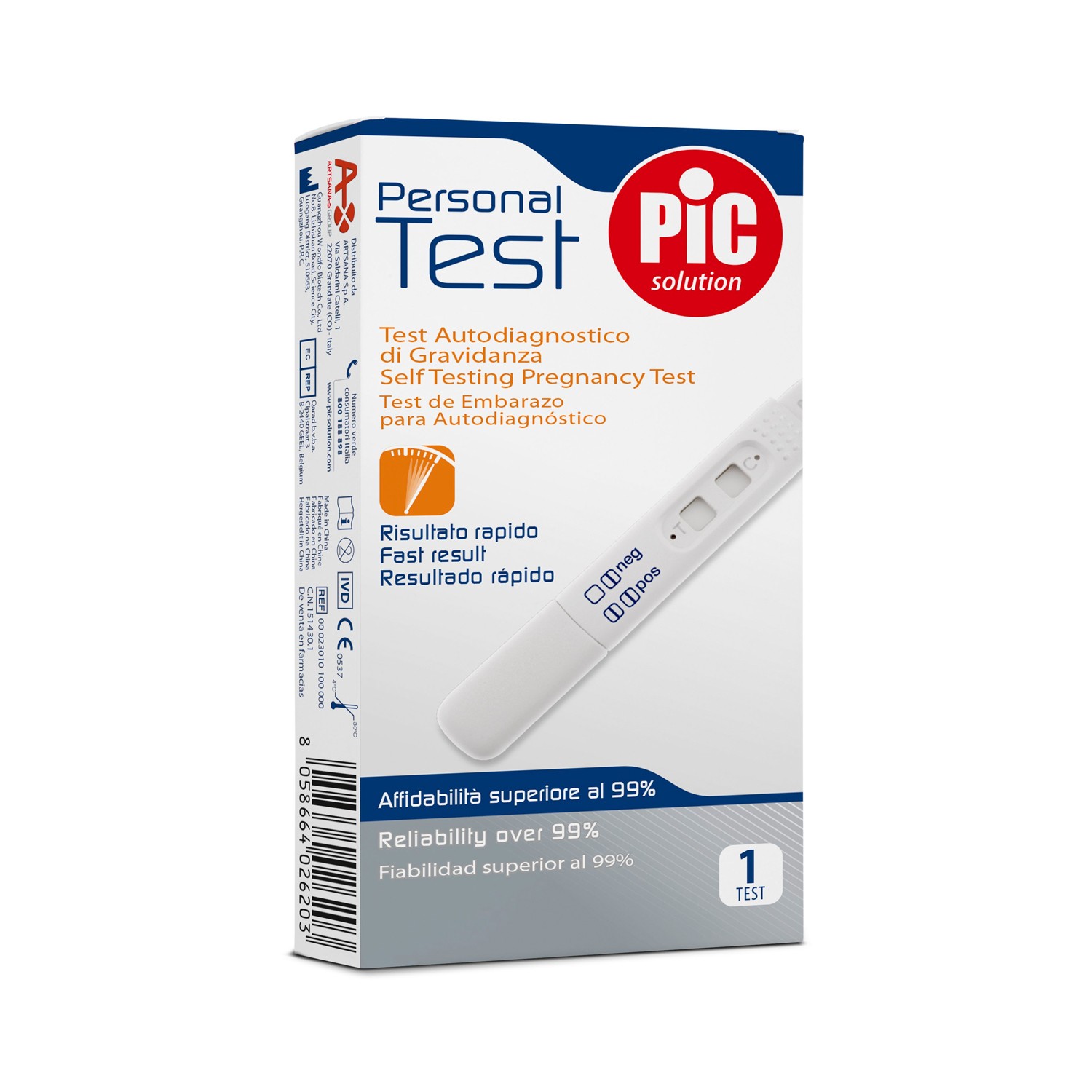 image - 925633048 - Test di gravidanza rapido e discreto, con tampone largo per un utilizzo igienico e impugnatura ergonomica. - 7864526_2.jpg