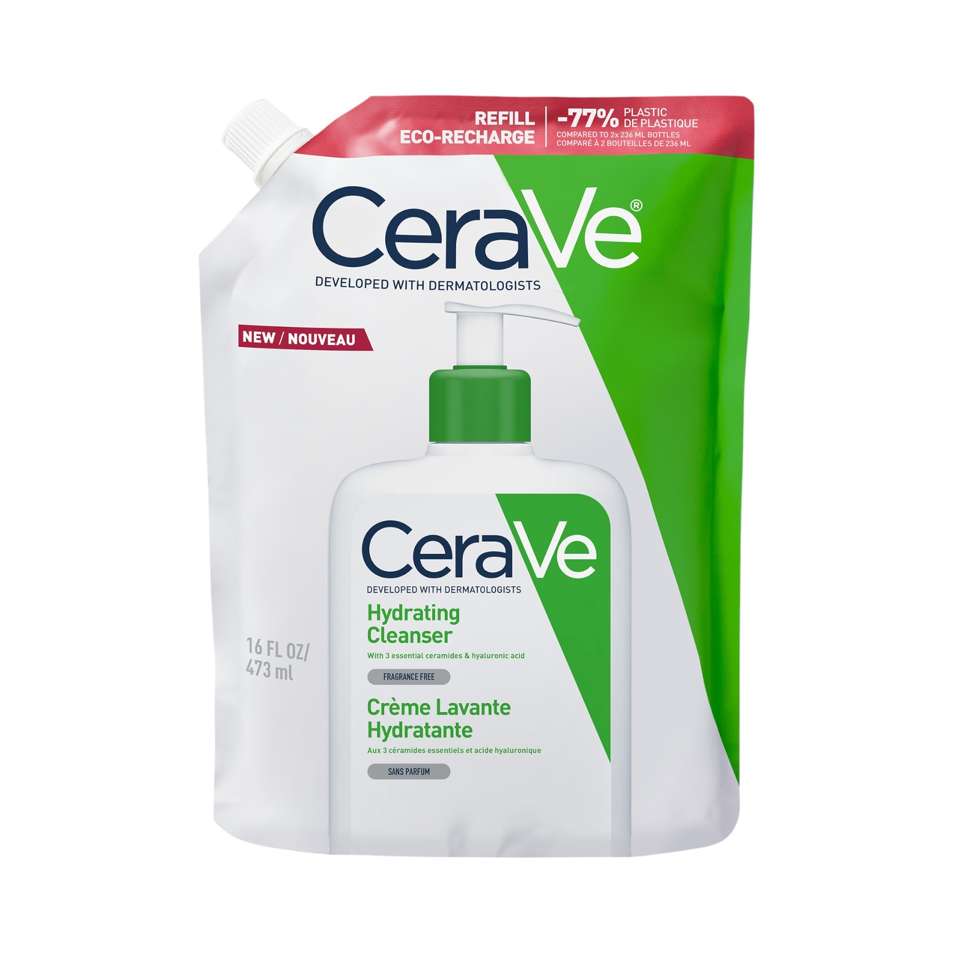 image - 989814443 - CERAVE REFILL DETERGENTE IDRATANTE 473 ML - 4798630_1.jpg