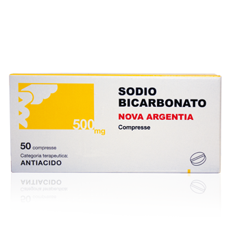 Sodio Bicarbonato 500mg Nova Argentia 50 Compresse