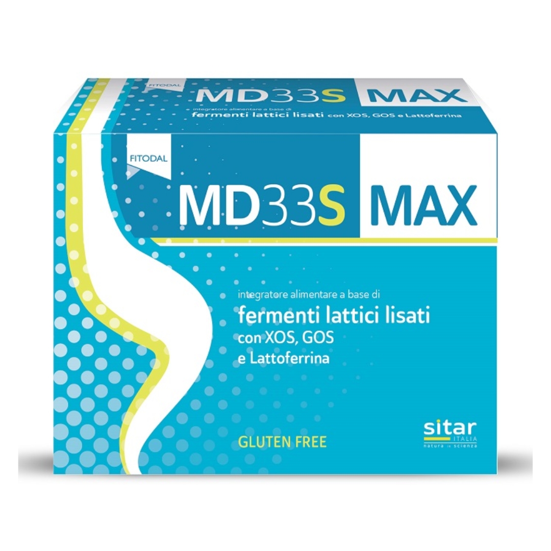 Md33 Senior Max Integratore Di Fermenti Lattici 21 Bustine
