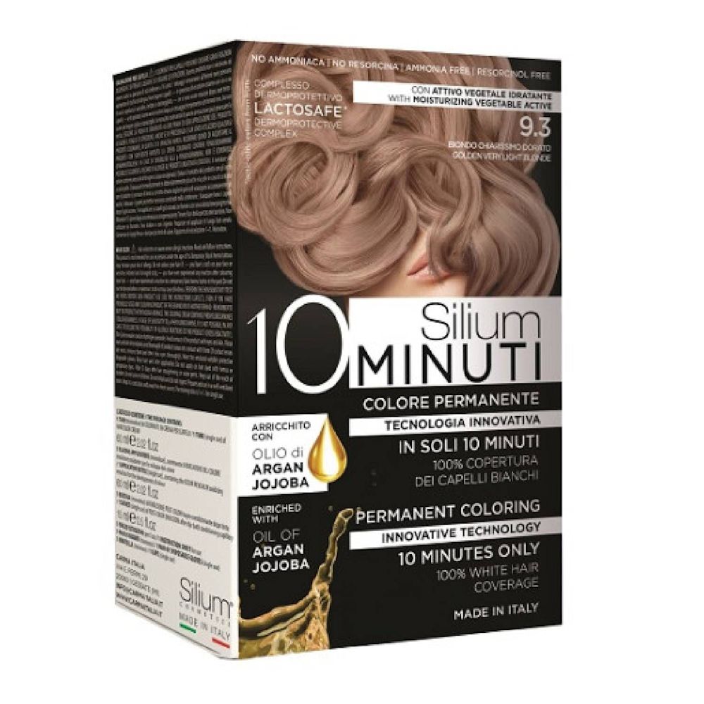 976332181 - Silium 10 Minuti Colore Permanente Biondo Chiarissimo Dorato 9.3 135ml - 4733533_1.jpg