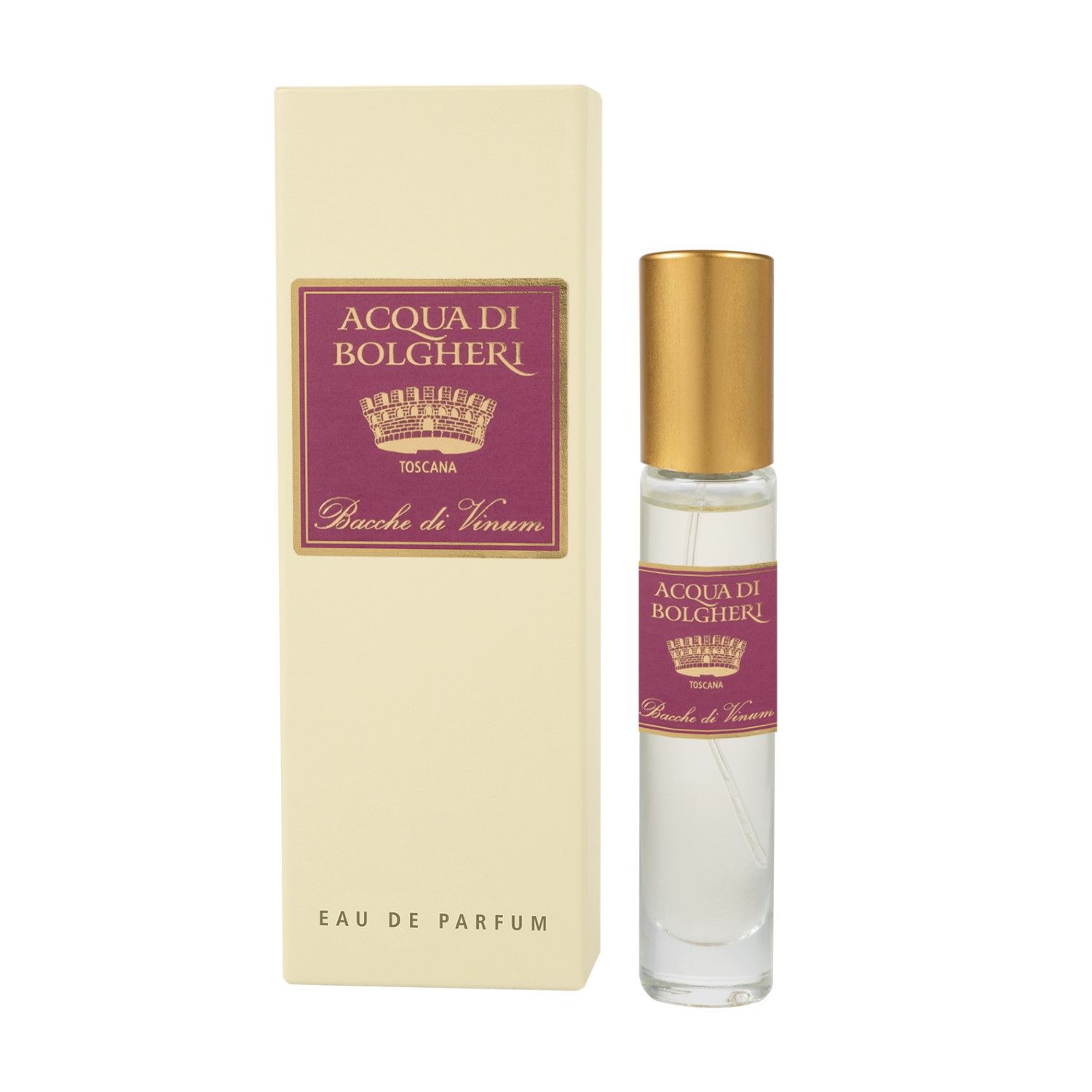 Acqua Di Bolgheri Profumo Da Borsetta Bacche Di Vinum Donna 15ml