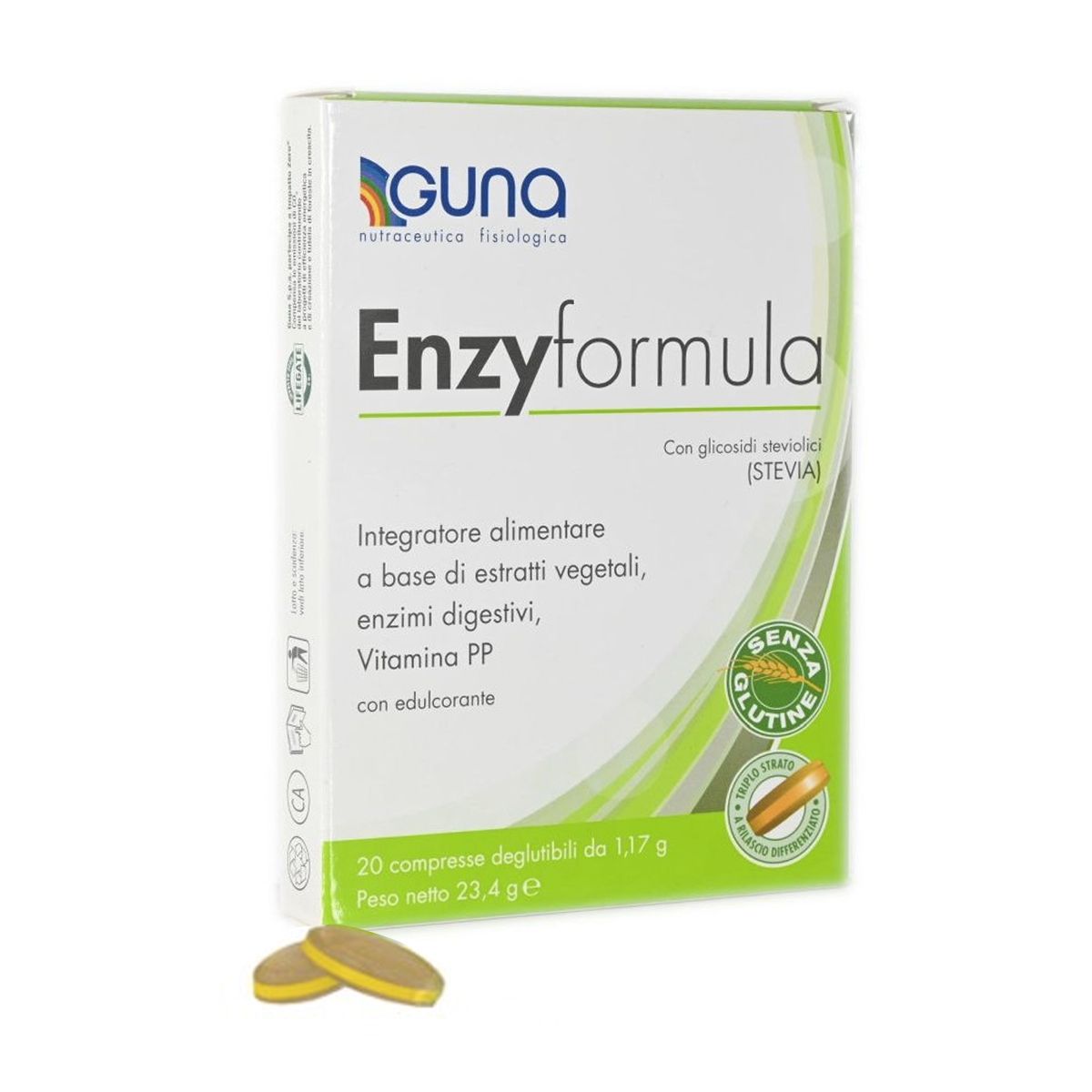 Guna Enzy Formula Integratore Intestinale 20 Compresse