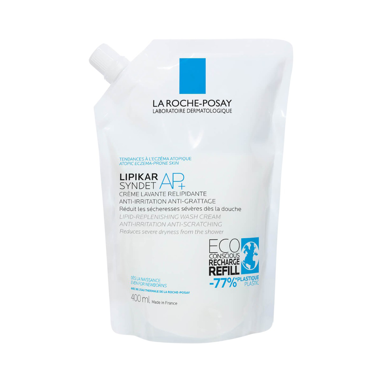 La Roche-posay Lipikar Syndet Ap+ Crema Detergente Ultra-delicata Pelle Tendenza Atopica Ricarica 400ml