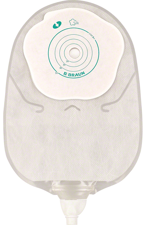 image - 904719111 - Sacca urostomia monopezzo con protettore cutaneo in idrocolloide a forma di fiore, foro ritagliabile 12-55 mm, rubinetto di scarico con valvola antireflusso e connettore universale anti-torsione. - 4867593_1.jpg